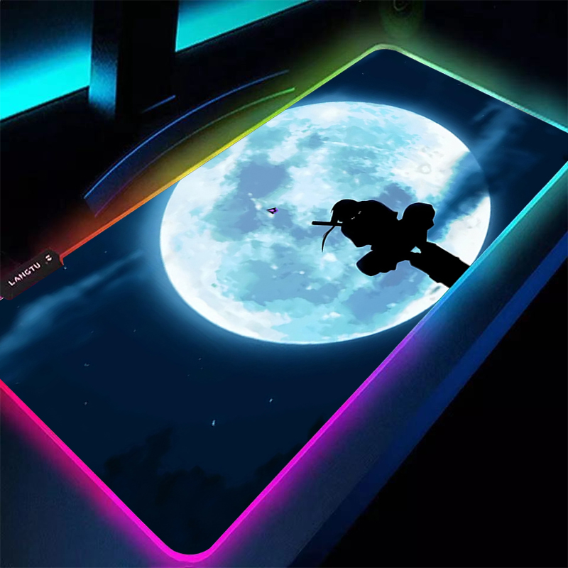 Esports Gaming Mouse Pad - RGB Grote Muismat 90x40 cm Naruto