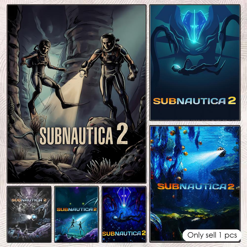 Esports Gaming Wallpaper - S-SubnauticaS 2 Poster HD Wanddecoratie Anti-rimpel