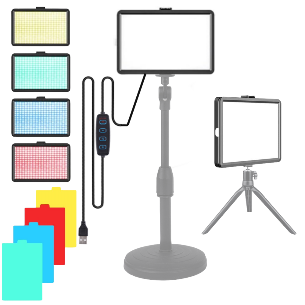 Led Light Panel Stream - Fotostudio 8-inch led-invullicht Video-invullamp Paneel Fotografieverlichting
