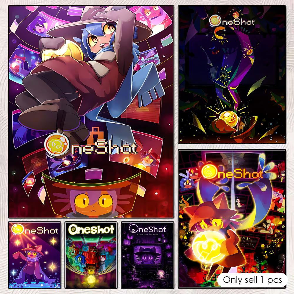 Esports Gaming Wallpaper - Puzzelspel O-OneShotS Poster Wall Art Residu-vrije