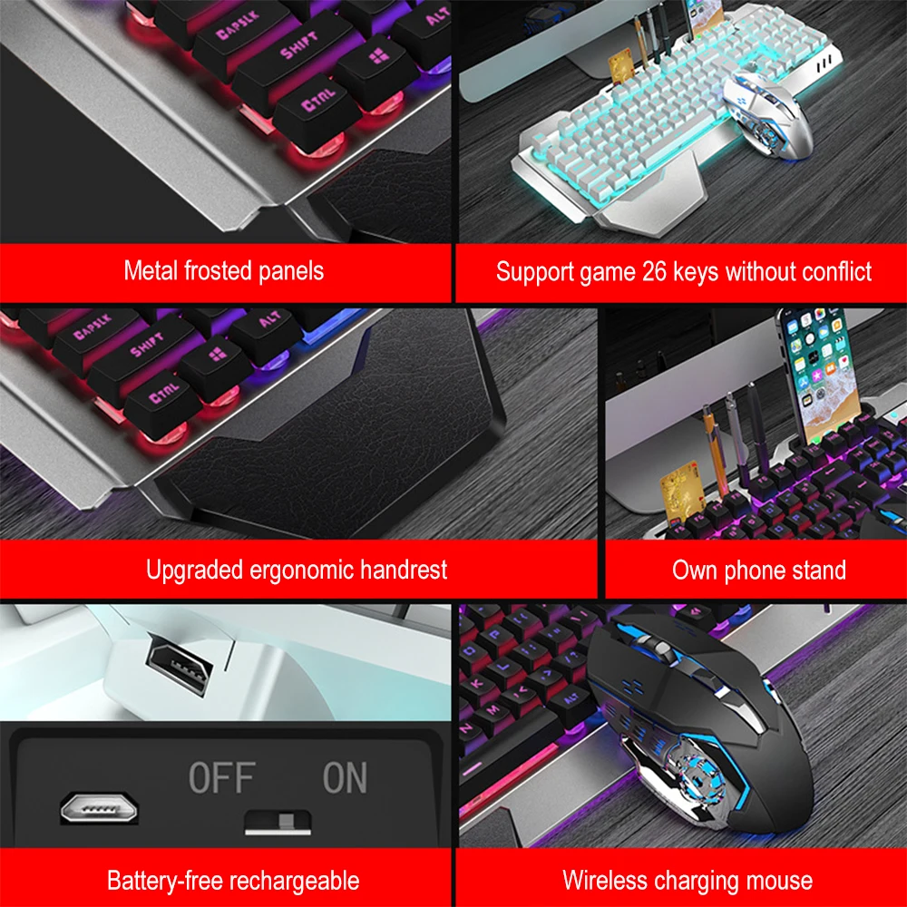 K680 Oplaadbare 2.4G Draadloze - Esports Gaming Keyboard And Mouse recensie en prijs