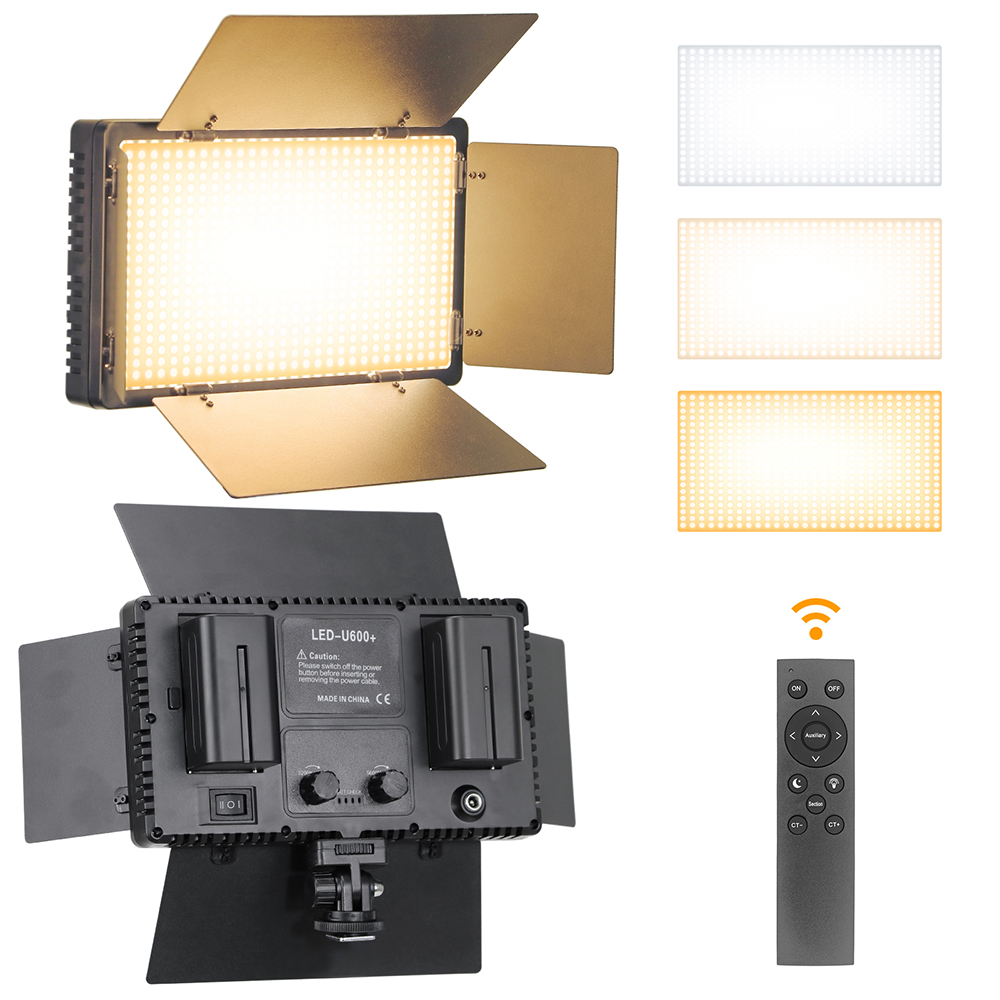U800 600 Led Video Panel Light - Led Light Panel Stream recensie en prijs
