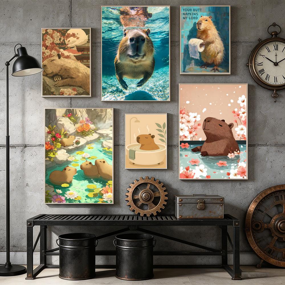 Healing Capybara Poster Art Po - Esports Gaming Wallpaper recensie en prijs