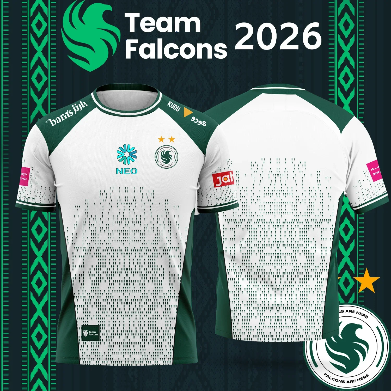 2026 Nieuw TEAM Falcons Esport - Esports Gaming Top recensie en prijs