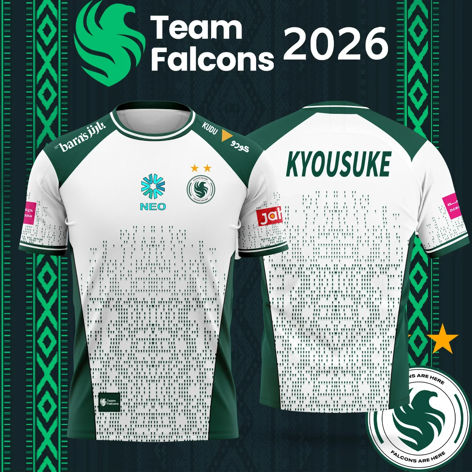 2026 Nieuw TEAM Falcons Esport - Esports Gaming Top recensie en prijs